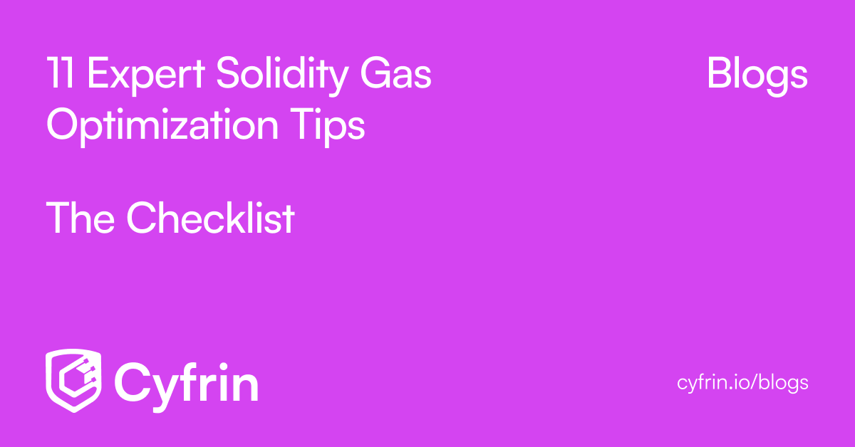 11 Advanced Solidity Gas Optimization Tips